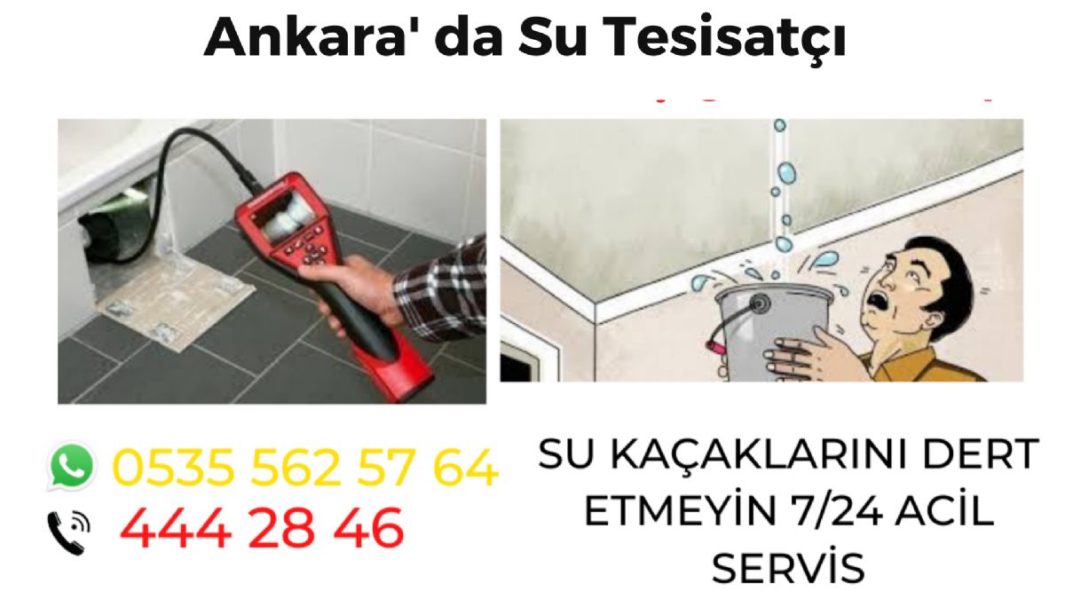 Ankara' da Su Tesisatçı