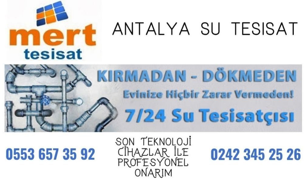 Antalya Demirtaş Su Tesisatçısı