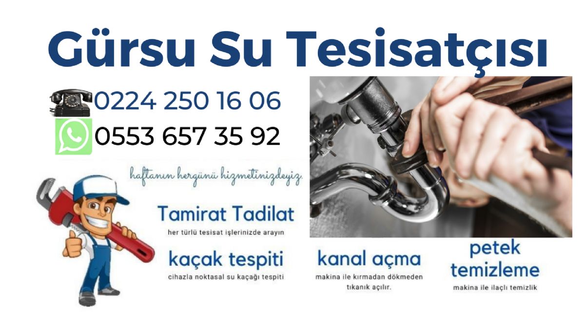 Bursa Gürsu Su Tesisatçısı