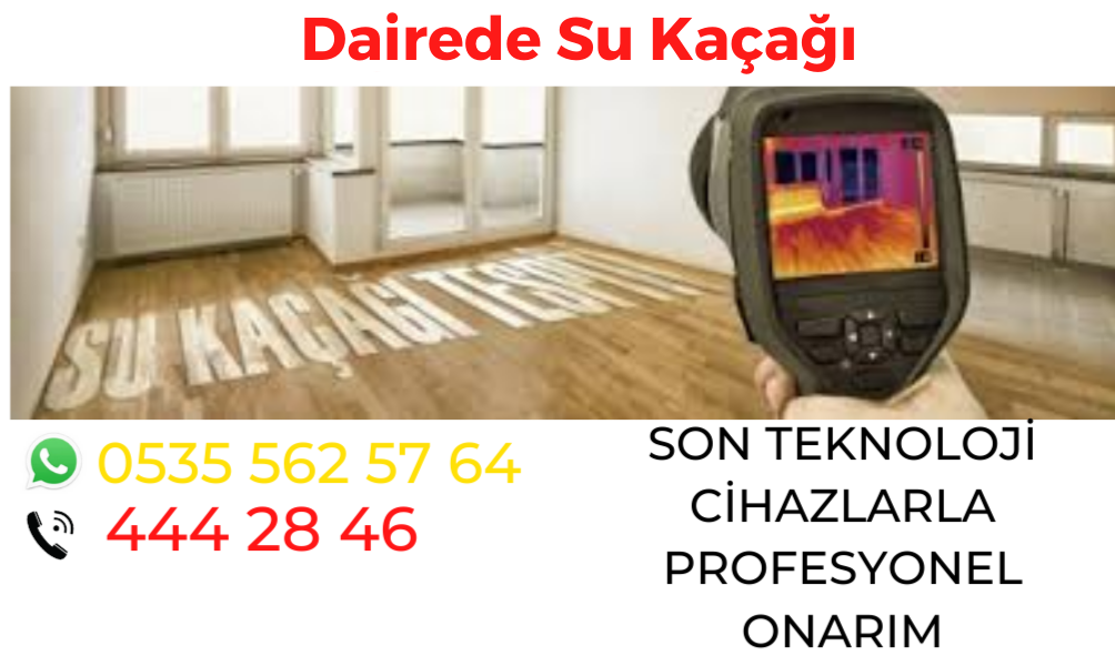 Dairede Su Kaçağı 