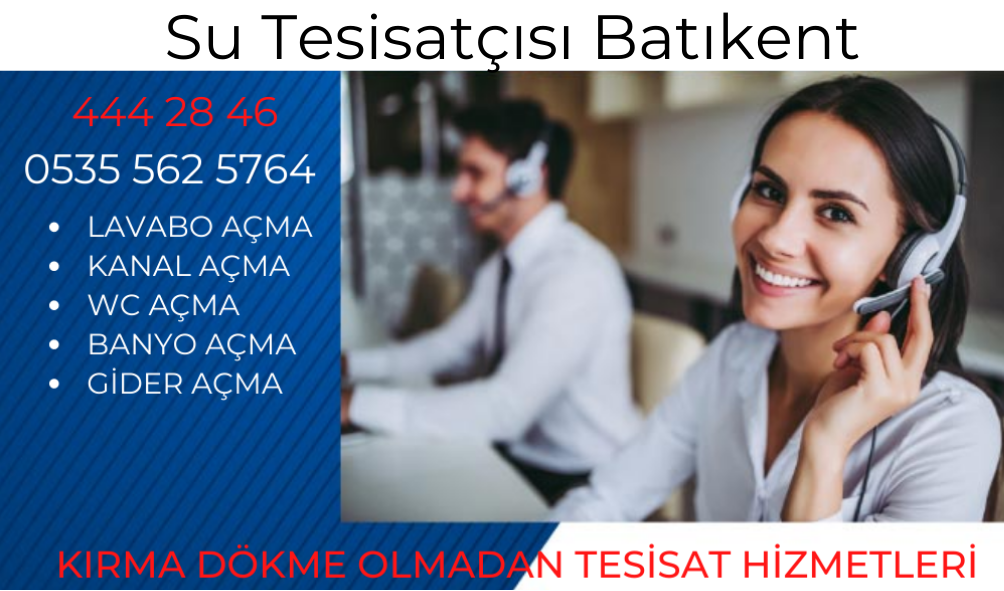 Su Tesisatçısı Batıkent Ankara 