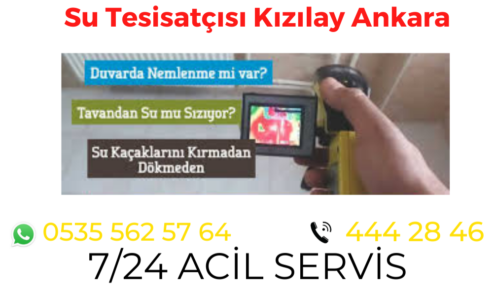 Su Tesisatçısı Kızılay Ankara 