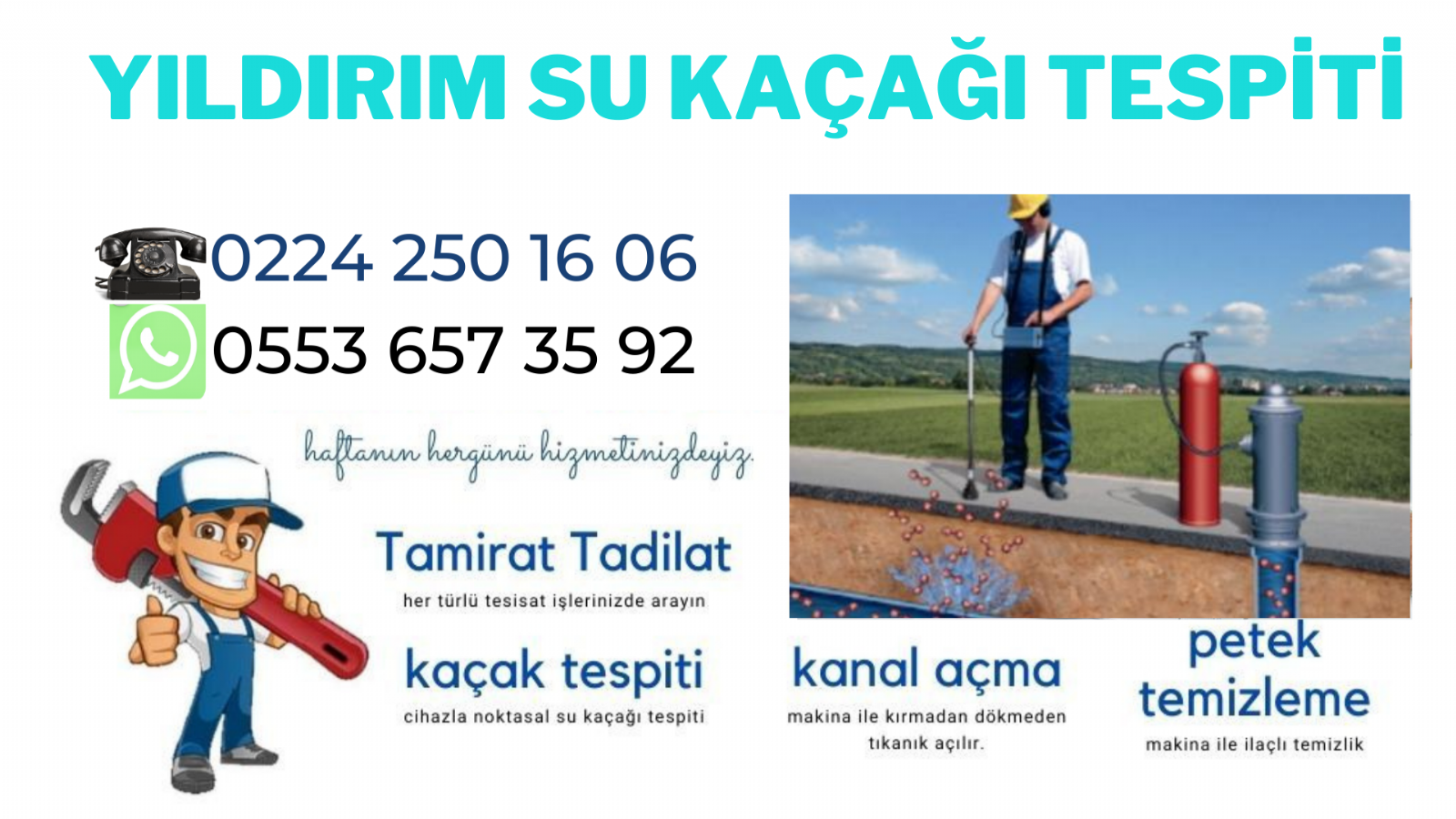 Yıldırım Su Kaçağı Tespiti 